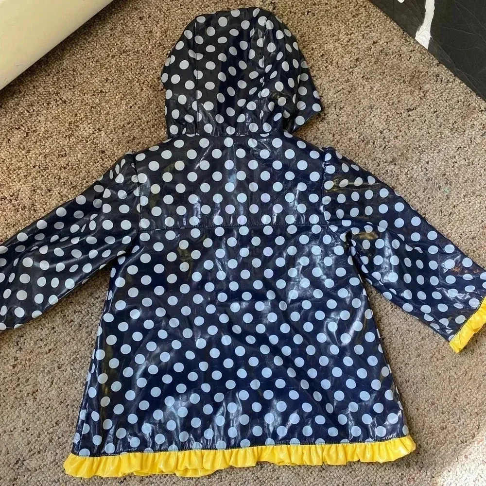 Oshkosh B'gosh Full Zip Poker Dots Sunflower Jacket/Coat Baby Girl Size 12M